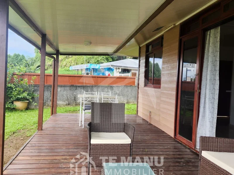 FARE TIREO – Bungalow à Louer à Faaone, Début Taravao - temanuimmobilier.com