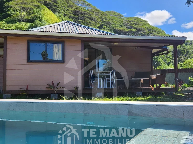 FARE HOTU – Bungalow à Louer à Faaone, Début Taravao -
