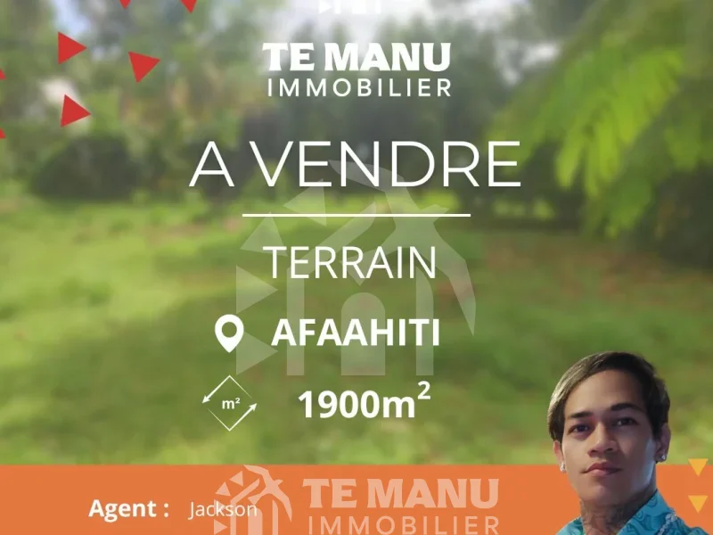 A vendre – Terrain de 1900m2 sur Afaahiti - temanuimmobilier.com