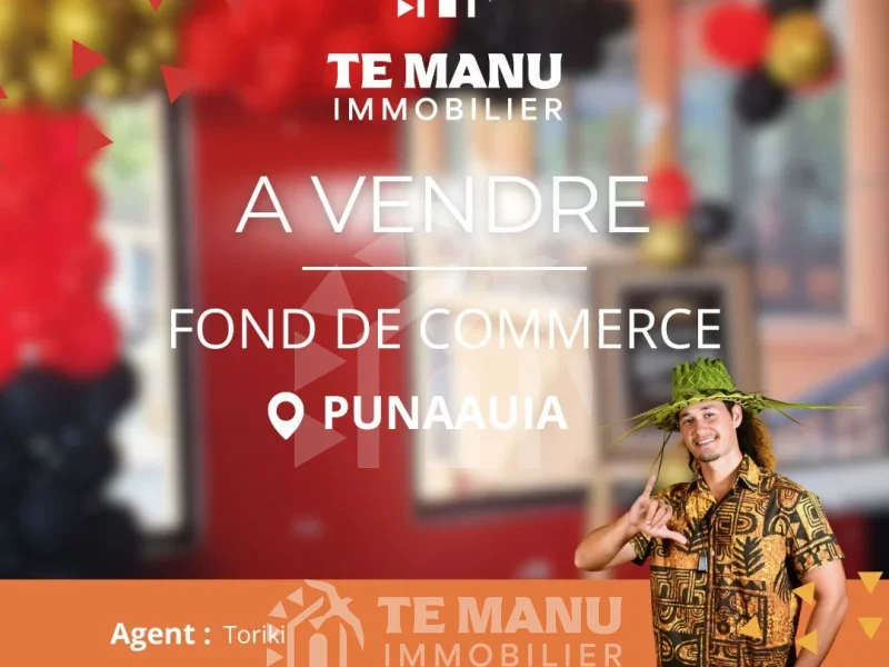 Sur Punaauia , à vendre fond de commerce – Bar dancing - temanuimmobilier.com