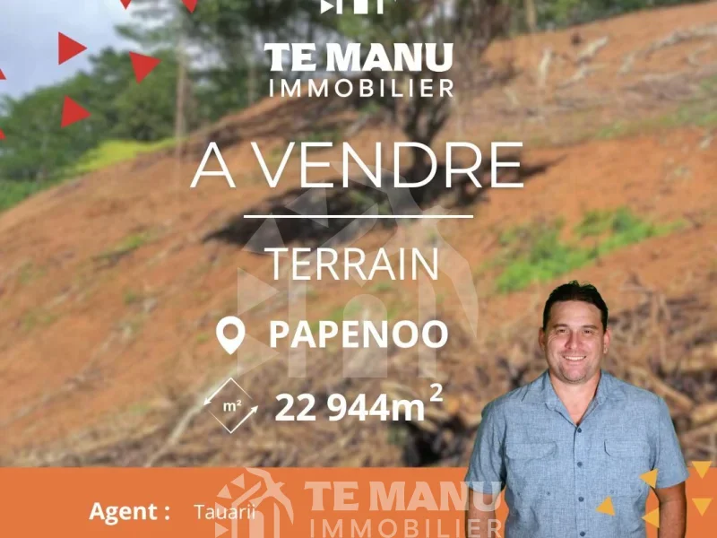 A vendre – Grande parcelle sur Papenoo de 22 944m2 - temanuimmobilier.com