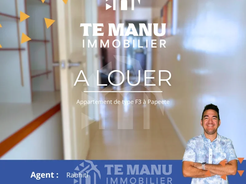 À louer sur Papeete – Appartement de type F3 -