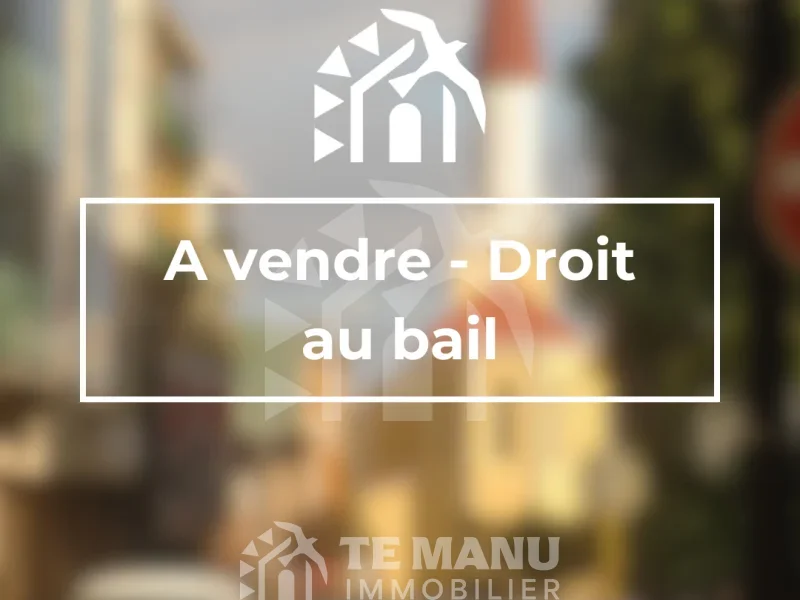 Sur Tahiti , en plein centre de Papeete à vendre droit au bail 120m2 - temanuimmobilier.com