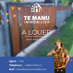 Location – trait bleu log blanc cover paea toriki