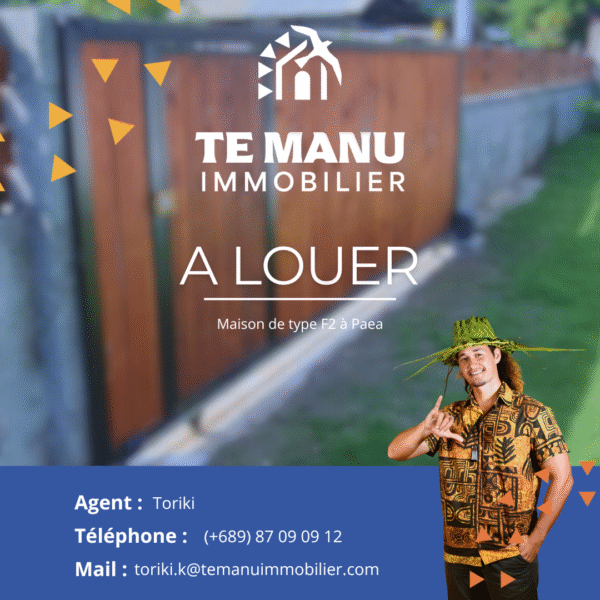 Location – trait bleu log blanc cover paea toriki