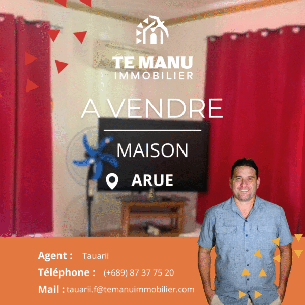 Vente – trait orange log blanc À vendre - Propriété sur Erima, Arue